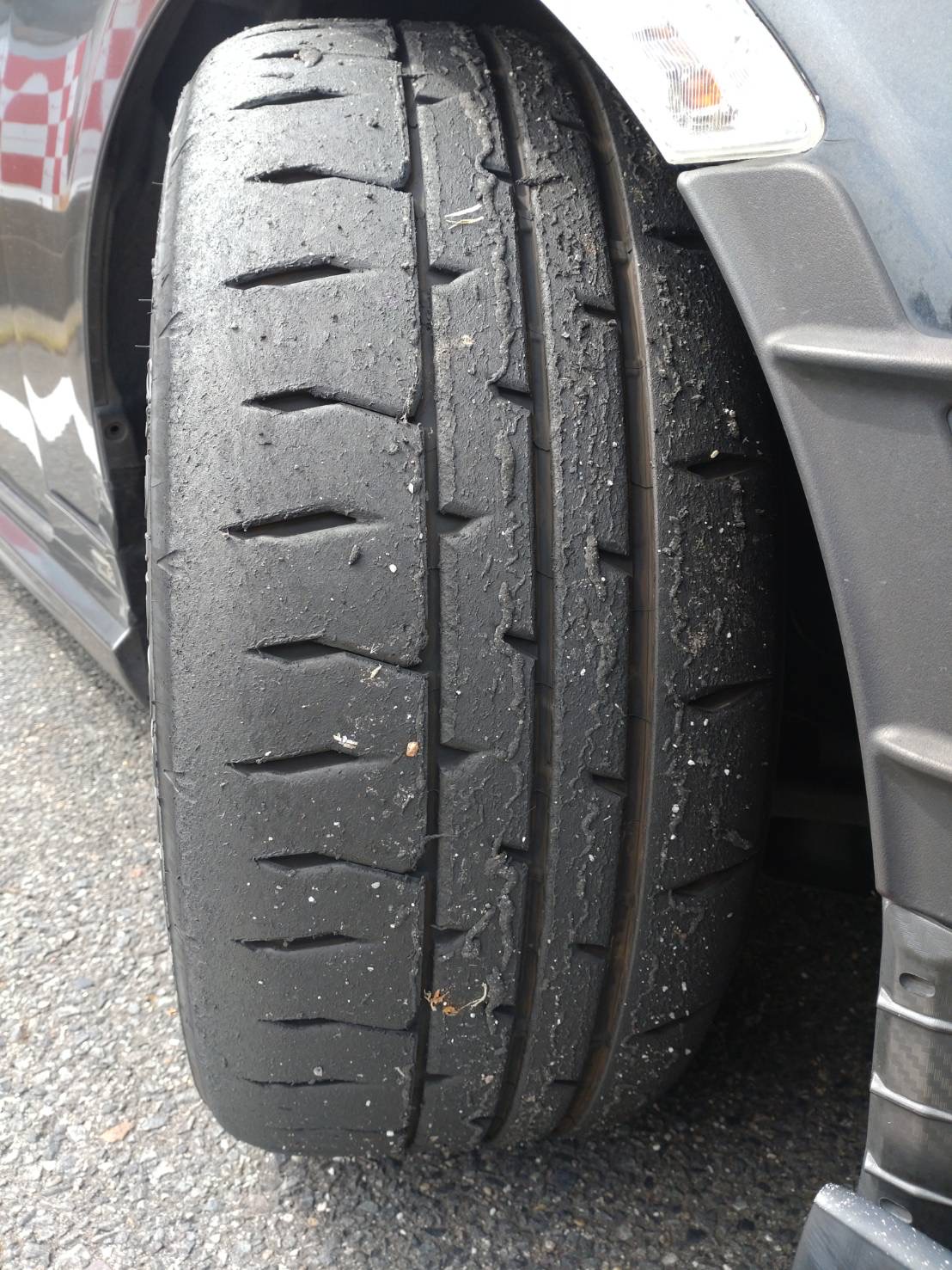 ポテンザRE71RS 225/50R16 TWS T66F16インチ8Jオフセット28で美浜